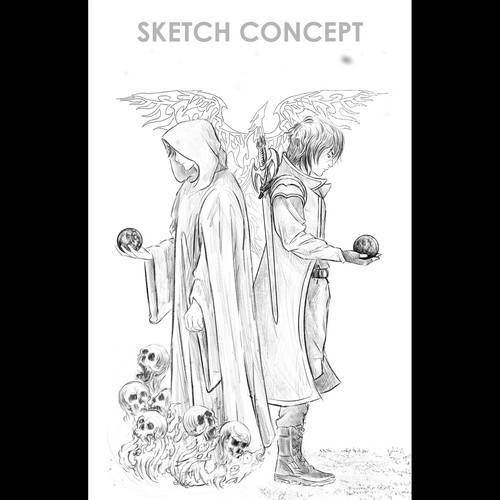 Cover and Spine Design for Fantasy Novel Nightwalker Design by Asra.