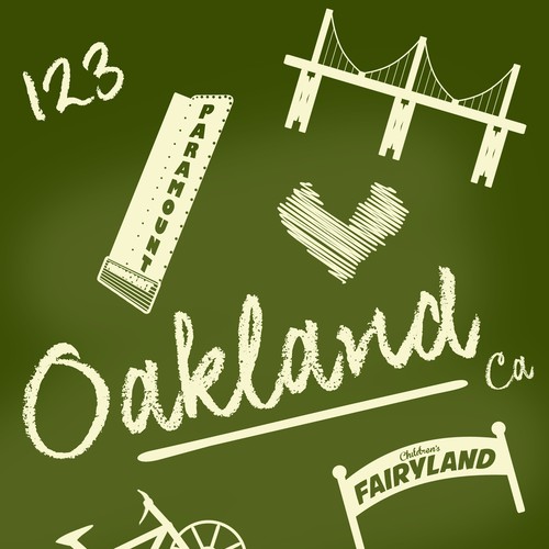 Community Contest: Create a great poster for 99designs' new Oakland office (MULTIPLE WINNERS!) Réalisé par beast-mode