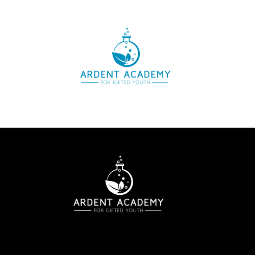 Create a new logo for Ardent Academy, a K-12 STEM education startup (science, technology, engineering and math) Réalisé par starlightraiders