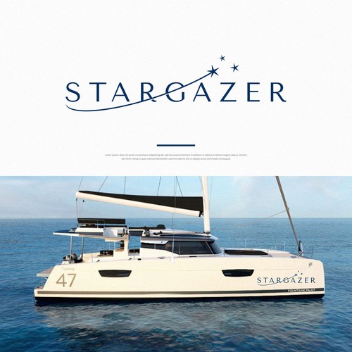 Stargazer Yacht Logo/Hull Design Contest Design by S.P.W