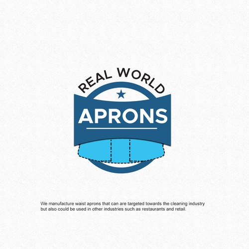 Real World Aprons Logo Design by studioONE