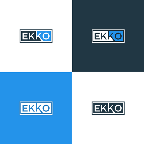 SIMPLE LOGO - ekko Letters then dm after Design by tanambuku.std