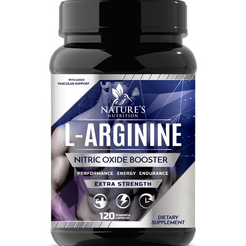 Powerful L-Arginine Capsules Design Needed for Nature's Nutrition-ontwerp door Wfemme