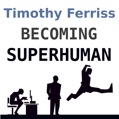 "Becoming Superhuman" Book Cover Diseño de jmfilius