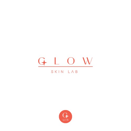 Glowing Design Logo/Emblem to attract the aesthetic community Design by aquamarine d e s i g n