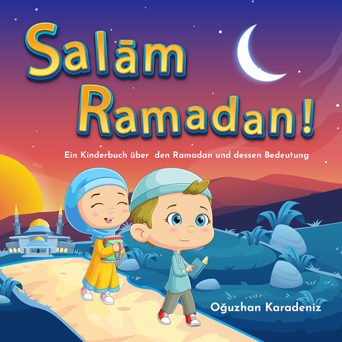 Children´s Book COVER to teach children about Ramadan in a lovely way Design by H-Izz Design