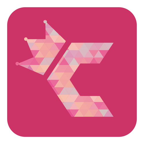 Sophisticated, luxury, edgy social shopping app icon/logo Design by fatopedia™