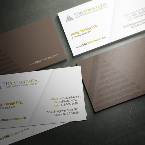 Modern Professional Business Card for a Structural Engineering Company Design by HYPdesign