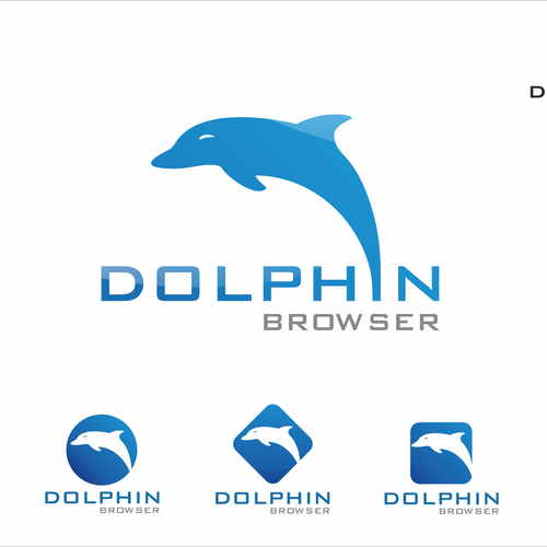 New logo for Dolphin Browser Réalisé par Pro-Design