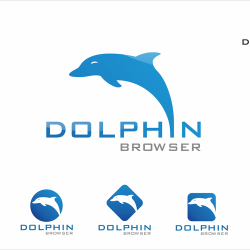 New logo for Dolphin Browser Design por Pro-Design