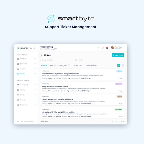 the smartest portal Design by DezainHub