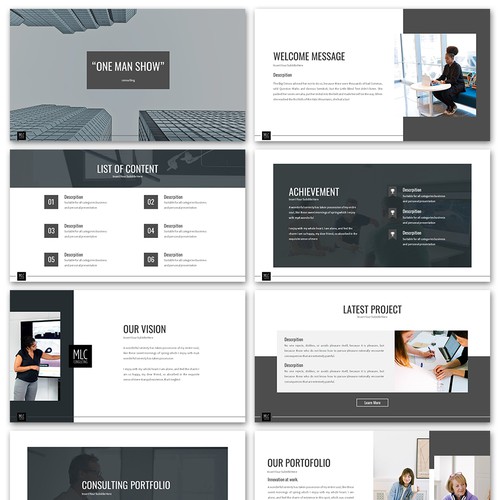 PowerPoint template contest entry by SlideFactory