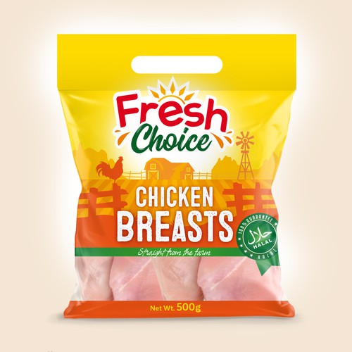 Packaging design for our chicken. Design by Daisygirl1702