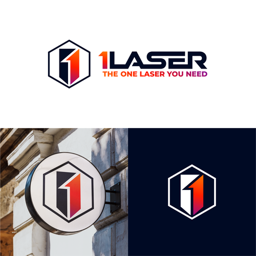 Please design the best logo for consumer laser industry for "1 Laser" Design by canda
