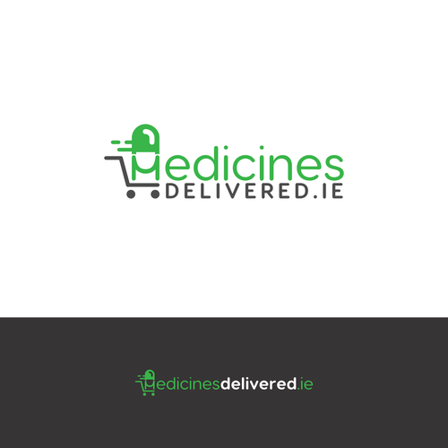 logo for online pharmacy medicinesdelivered.ie Design by grafena#1