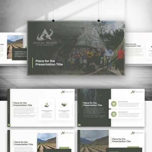 Help us help poor rural communities by providing a simple and stunning powerpoint template Design by Danny P.