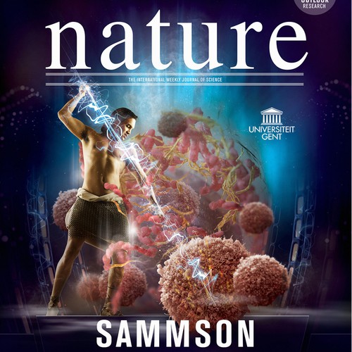 Design a cover for the scientific journal Nature ...