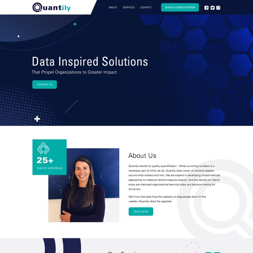 Quantily- Consulting with Data Design by Timefortheweb