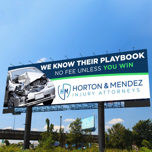 Personal Injury Lawyer Billboard Design Showdown! Design by harles .