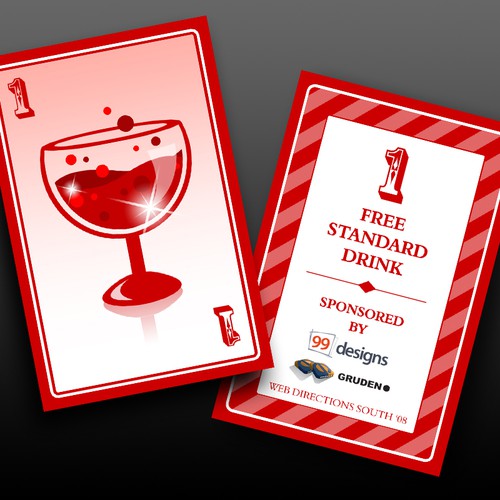Design the Drink Cards for leading Web Conference! Ontwerp door iAquarian