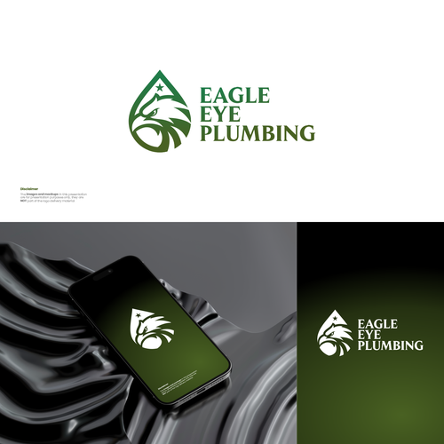 Eye catching and very marketable logo for plumbing company. The company name is Eagle Eye Plumbing Design by Aleta21