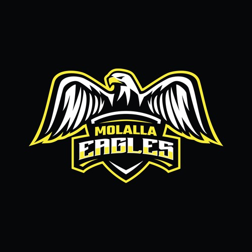 Molalla Elementary School Eagle Logo Design by Milos Jevtovic