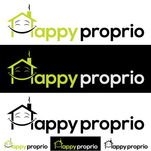 Creer le logo de Happy Proprio Design by Zakaria lettering