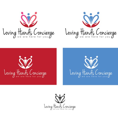 Loving Hands Concierge needs colorful illustrated logo to clients ...