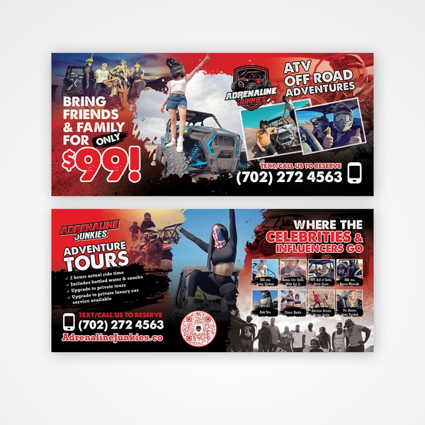 Adrenaline Junkies Postcard