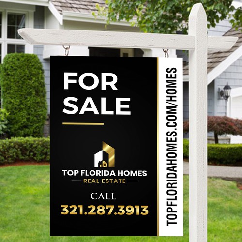 Yard Sign for Real Estate Brokerage Réalisé par radhekrishna