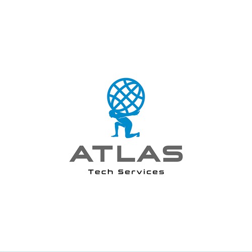 Guaranteed-  Create a logo and branding concept for Atlas Tech Services Design by Semangat Kreatif