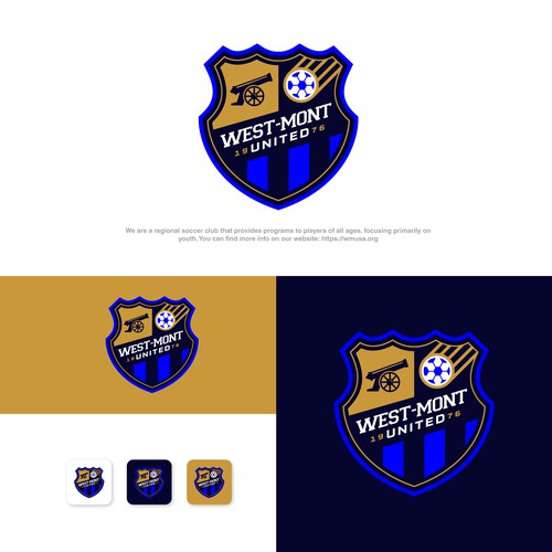 Upgrade a classic sports crest to a fresh, modern logo Design by Danielle Curtis