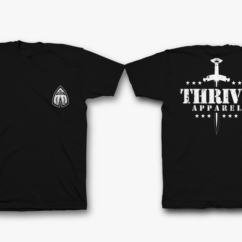 Thrive T shirt brand designs Design by saka.aleksandar