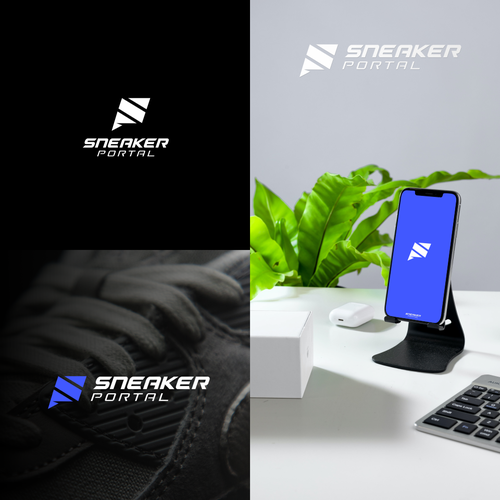sneaker resale store workflow automation software - modern tech logo design Design by VectorCrow87