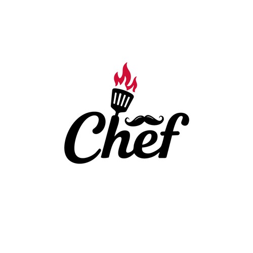 "CHEF": Food & Cooking Social Media Logo Design by Rainbow@sky
