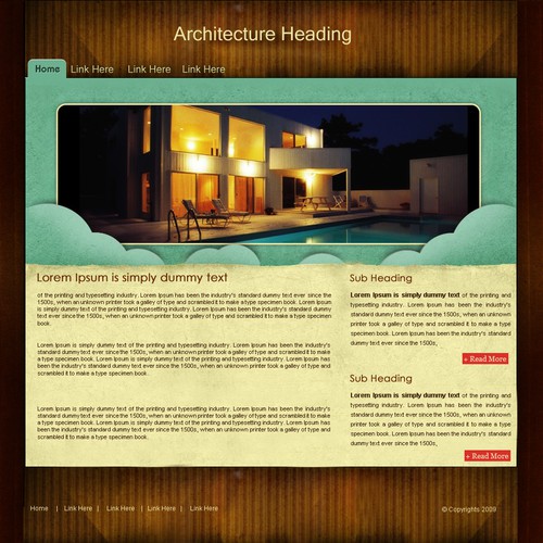 One page Website Templates Design von KhurramR