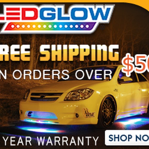 Design LEDGlow's New Banner Ads! Design by nelso