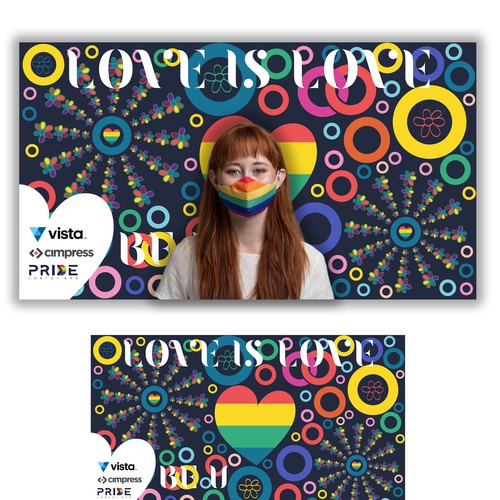 Virtual backgrounds for PRIDE month (multiple winners) Diseño de leonardo 1111