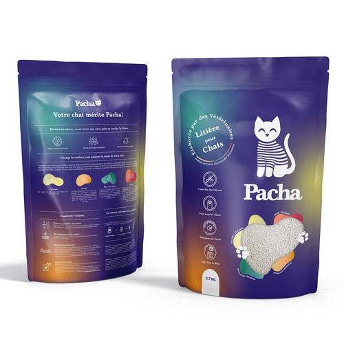 Cat Litter startup Minimalistic packaging - Contest Design by Inmyde