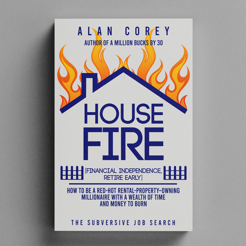 Eye-catching BOOK COVER with REAL ESTATE and EARLY RETIREMENT focus Design by H-Izz Design