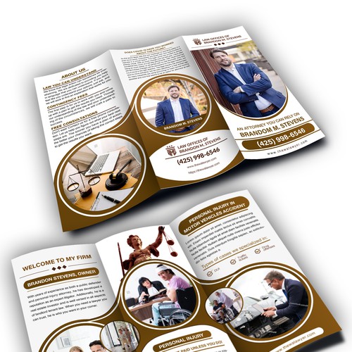 Help me grow my law firm - design my brochure Design by vijoy