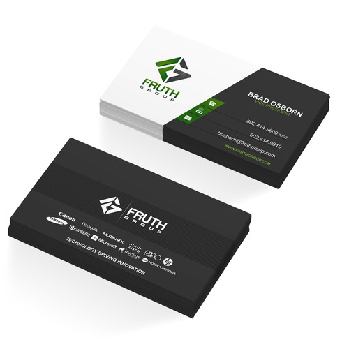 New High Tech Business Cards for High Tech Company Diseño de 720/2