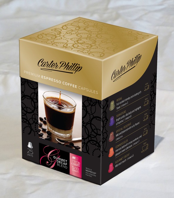 Download Design an espresso coffee box package. Modern ...