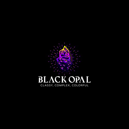 Black Opal - New CBD Hemp Brand-ontwerp door alexanderr