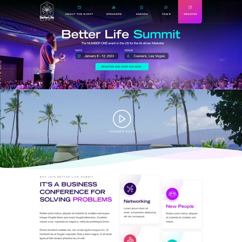 Event Website Design Needed for Wordpress Design by Deignerpro:D