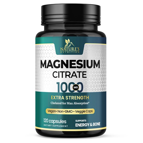 Premium Magnesium Citrate Design needed for Nature's Nutrition Design by Davi Giolo ★