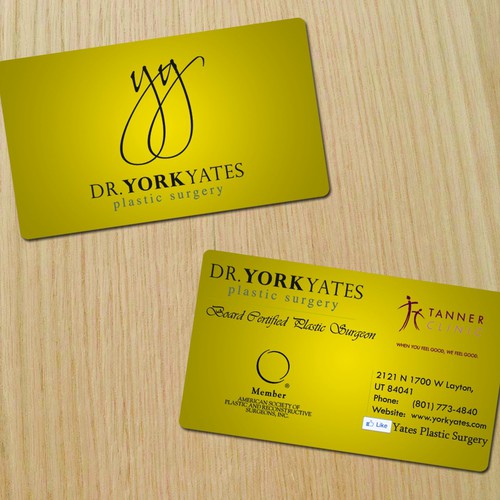 Dr. York Yates Plastic Surgery - business card Design by Adrian004