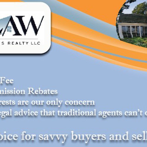 Create the magazine ad for WaLaw Realty, LLC Design por Great Business Logos