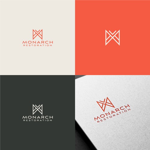 Design a modern clean logo package for a restoration company Design by Danny A