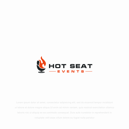 Diseño de Impactful Logo For 'Hot Seat Events' – Learn from Industry Experts Through Livestreams & Events. de colorworks™